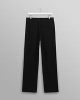 wax london men's Ska - Black Structured Waffle Joggers