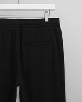 wax london men's Ska - Black Structured Waffle Joggers