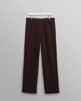 wax london men's Ska - Dark Brown Structured Waffle Joggers