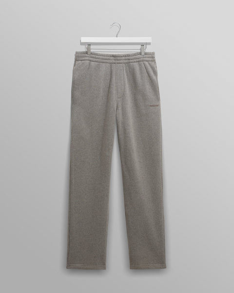 Ska - Grey Embroidered Logo Loopback Cotton Joggers