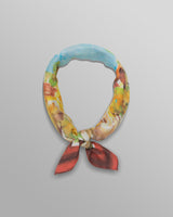 wax london Sloane - Watercolour Abstract Painting Neck Scarf