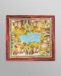 Sloane - Watercolour Abstract Painting Neck Scarf