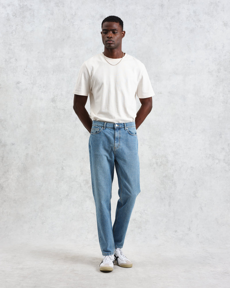 wax london Soho - Mid Wash Slim Fit Denim Jeans