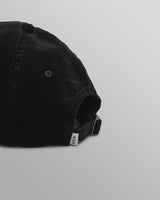 wax london men's Spencer - Black Corduroy Sports Cap