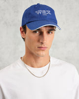 wax london Spencer - Bright Blue Cotton Sports Cap