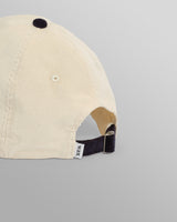 wax london men's Spencer - Ecru And Navy Corduroy Sports Cap