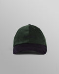 Spencer - Green And Navy Corduroy Sports Cap