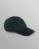 wax london Spencer - Green/Navy Corduroy Sports Cap