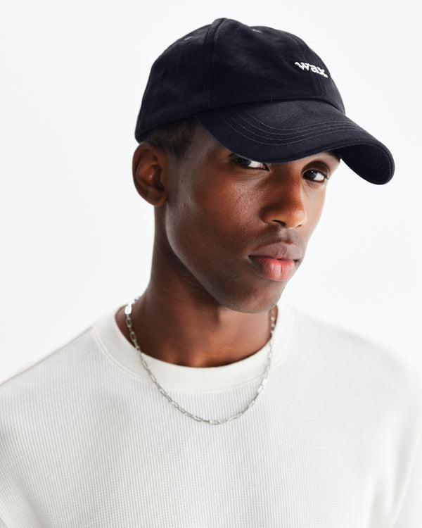 wax london men's Spencer - Navy Cotton Sports Cap