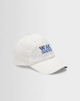 wax london men's Spencer - Off White Cotton Sports Cap