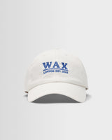 wax london men's Spencer - Off White Cotton Sports Cap