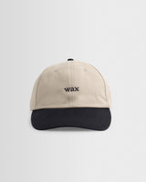 wax london men's Spencer - Stone And Navy Cotton Sports Cap