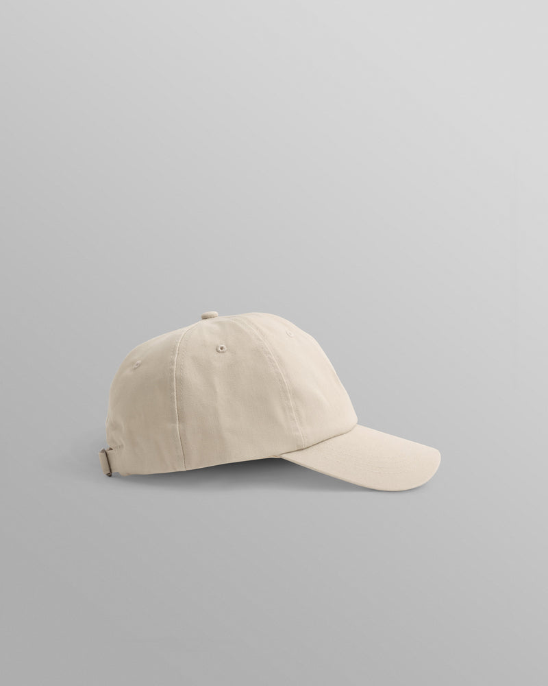 wax london Spencer - Stone Cotton Sports Cap