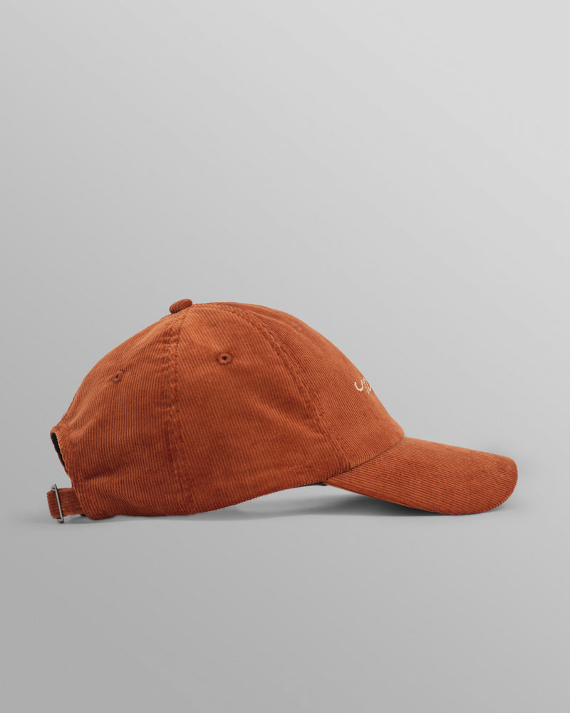wax london men's Spencer - Tan Corduroy Sports Cap