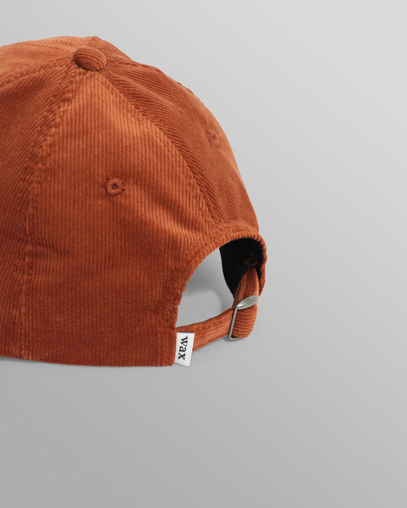 wax london men's Spencer - Tan Corduroy Sports Cap