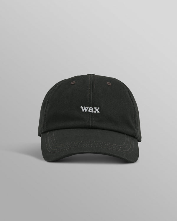 wax london Spencer - Washed Black Cotton Sports Cap