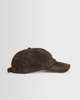 wax london men's Spencer - Washed Brown Heavy Cotton Twill Sports Cap