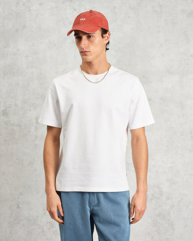 wax london Spencer - Washed Red Cotton Sports Cap