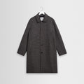 Stan - Navy And Brown Double Face Car Coat