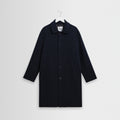 Stan - Navy Double Face Car Coat