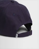 wax london men's Tranton - Navy And Rust Contrast Corduroy Trucker Cap