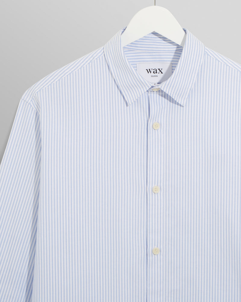 wax london Trin Shirt Oxford Stripe