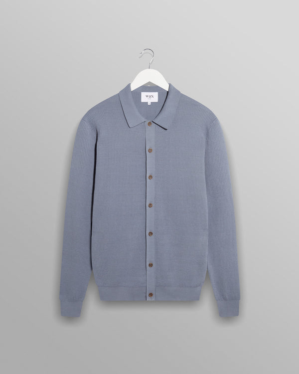 wax london Tristan Shirt Blue