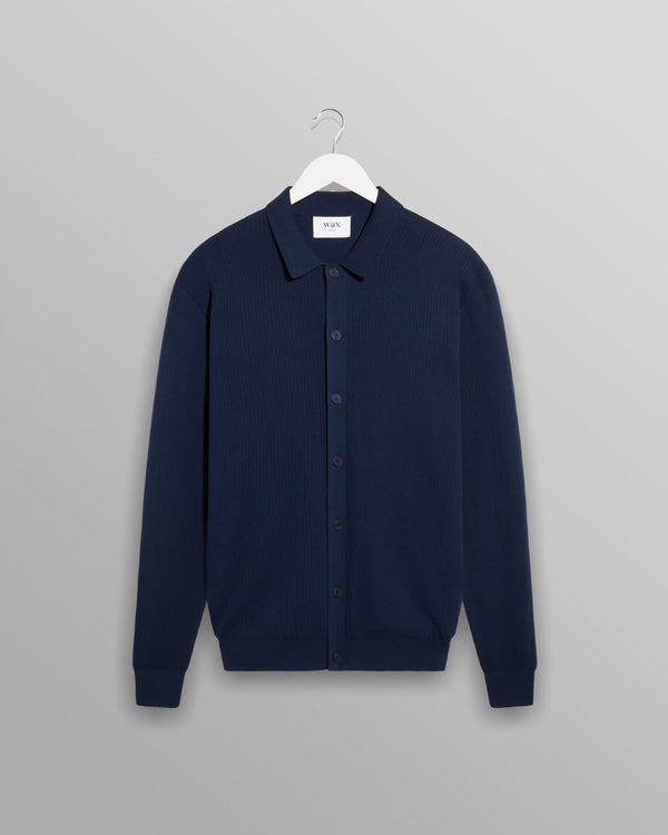 wax london Tristan Shirt Navy