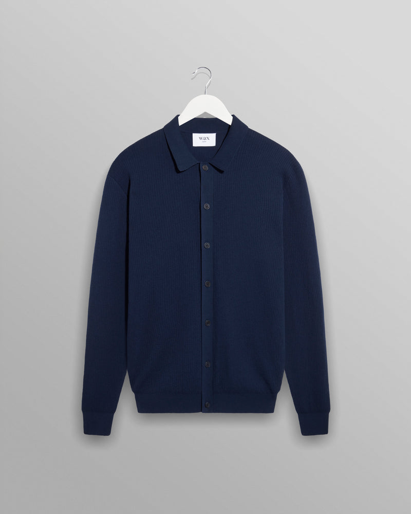 wax london Tristan Shirt Navy