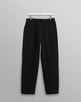 wax london Tyne - Black Floral Diamond Cotton Trousers