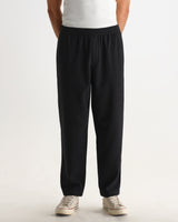 wax london men's Tyne - Dark Grey Wool Blend Trouser