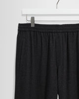 wax london men's Tyne - Dark Grey Wool Blend Trouser