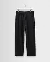 wax london men's Tyne - Dark Grey Wool Blend Trouser