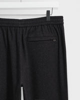 wax london men's Tyne - Dark Grey Wool Blend Trouser