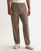 wax london men's Tyne - Light Brown Wool Blend Trouser