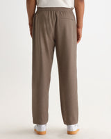 wax london men's Tyne - Light Brown Wool Blend Trouser