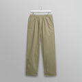 Tyne - Light Khaki Cotton-Linen Ripstop Trousers
