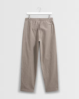 Tyne - Natural Chalk Stripe Trousers