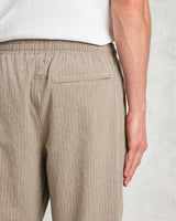 wax london Tyne - Natural Chalk Stripe Trousers