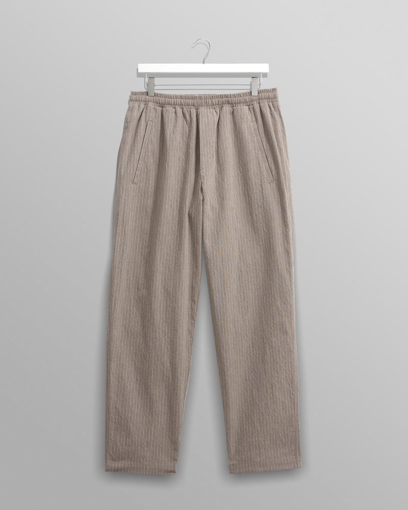 wax london Tyne - Natural Chalk Stripe Trousers