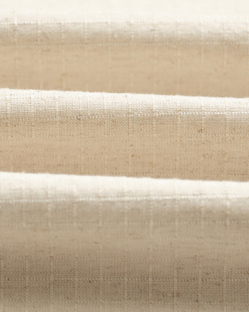 wax london men's Tyne - Natural Linen Ripstop Trousers