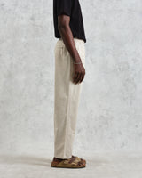 wax london Tyne - Natural Linen Ripstop Trousers