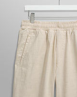 wax london Tyne - Natural Linen Ripstop Trousers