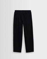 Tyne - Navy Cotton Poplin Loose Fit Trousers