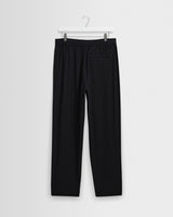 wax london men's Tyne - Navy Wool Blend Trouser