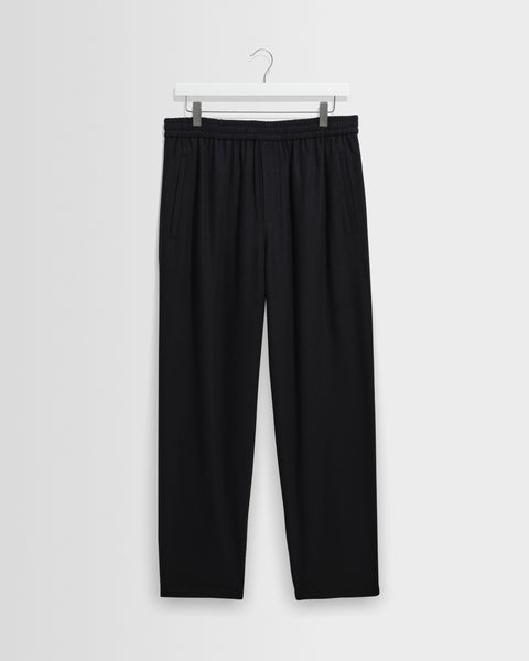 Tyne - Navy Wool Blend Trouser
