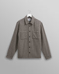 Whiting - Black And Ecru Dizzy Weave Overshirt