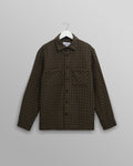 Whiting - Black And Khaki Dizzy Weave Overshirt