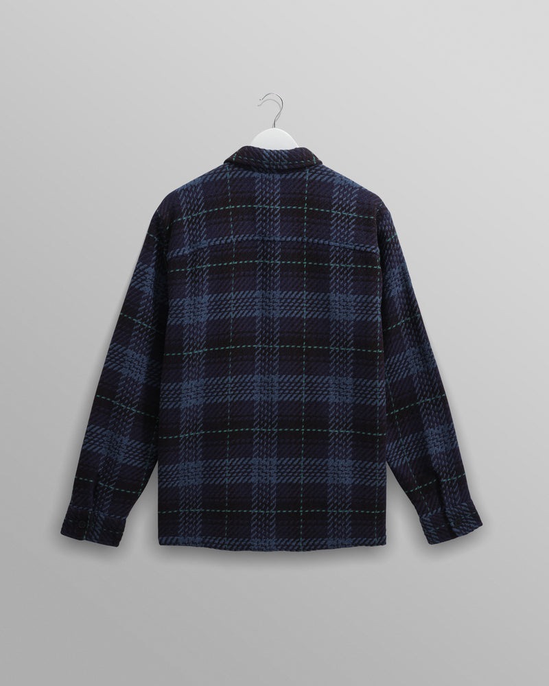 Whiting - Black And Navy Tartan Check Overshirt
