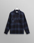Whiting - Black And Navy Tartan Check Overshirt
